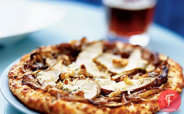 Pizza Caramelizada De Cebola-Pêra
