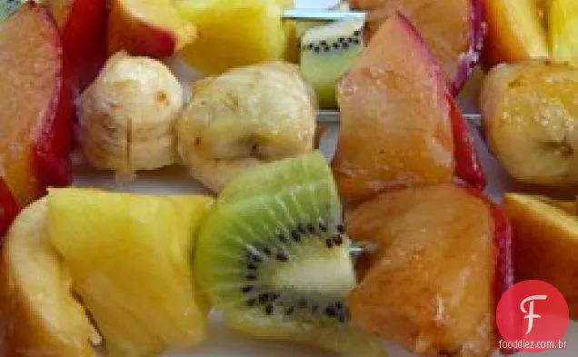 Kabobs De Frutas Grelhadas