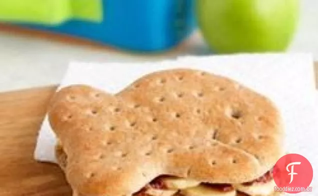 Pb e J com sanduíches de Banana