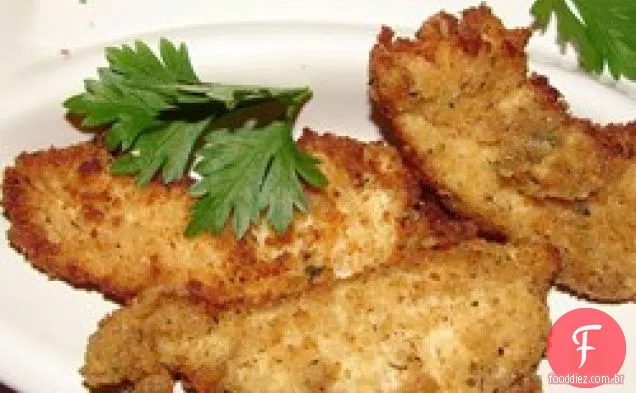 Tiras de frango do tio Bill