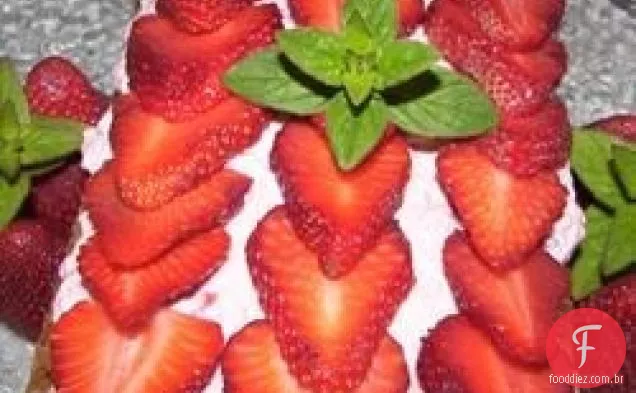 Pão De Morango Cheio