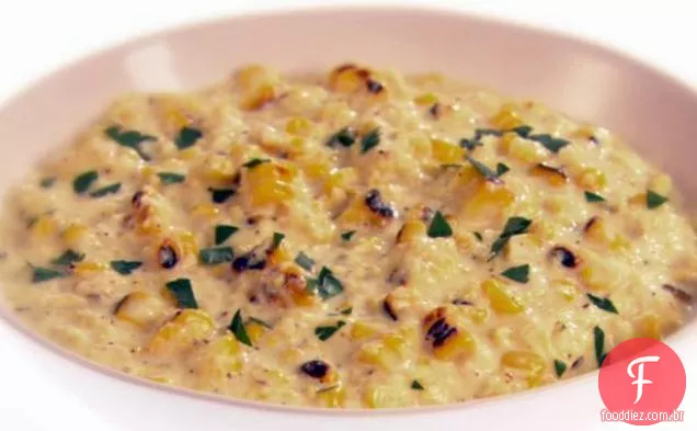 Milho creme grelhado com parmesão