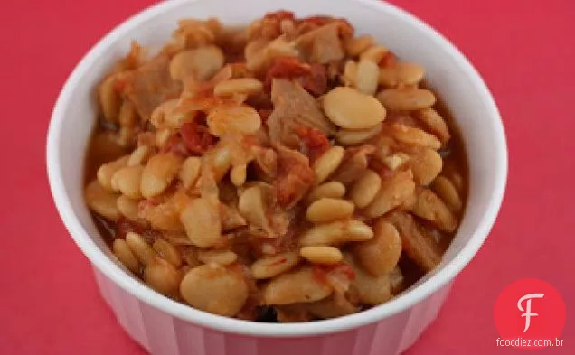 Caçarola De Feijão Lima Cassoulet Crockpot Receita