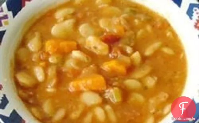 Sopa Deliciosa De Feijão Lima