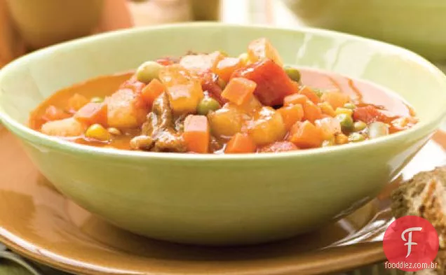 Sopa De Legumes De Carne