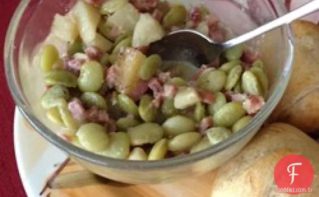 Sopa De Presunto E Feijão-Lima