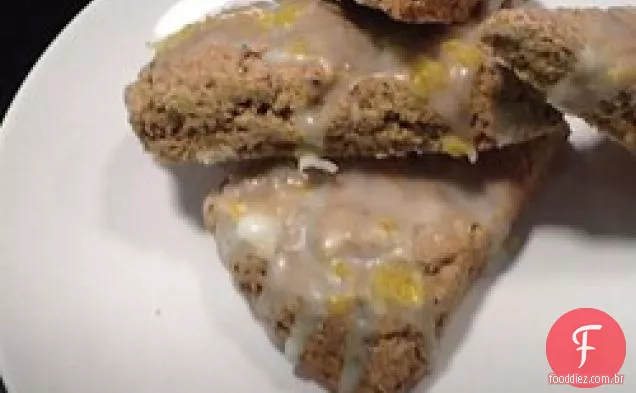 Vegan limão Scones com Chia