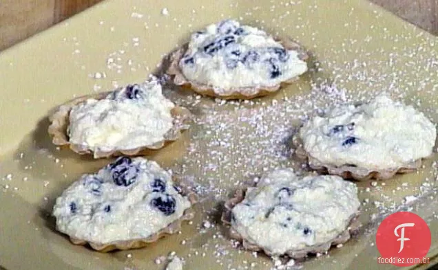 Tartes de ricota em miniatura: Tartellette di Ricotta