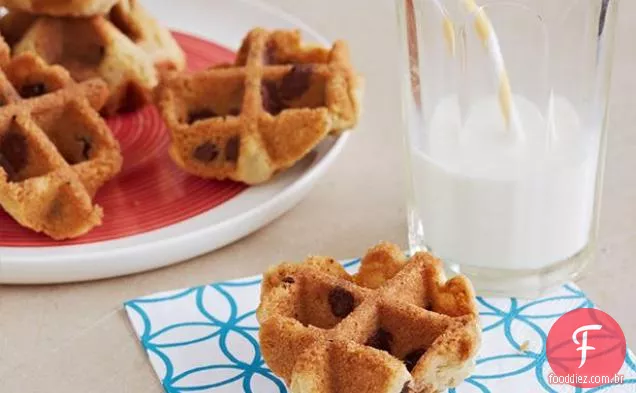 Biscoitos De Chocolate Waffled