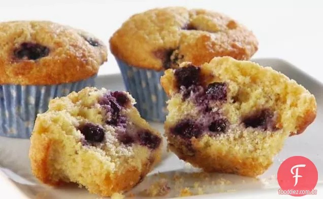 Blueberry Buttermilk Milho Muffins