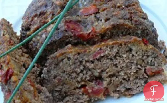 Bolo De Carne Com Uma Mordida