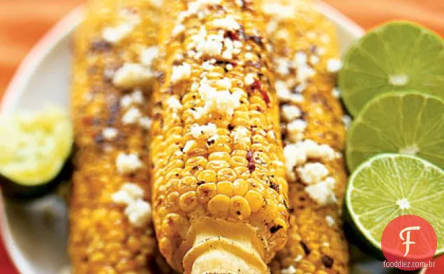 Milho grelhado com manteiga de Chipotle