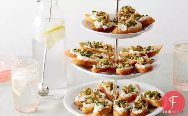 Torradas De Queijo De Cabra