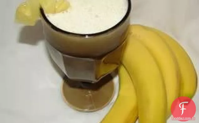 Smoothie de abacaxi e Banana