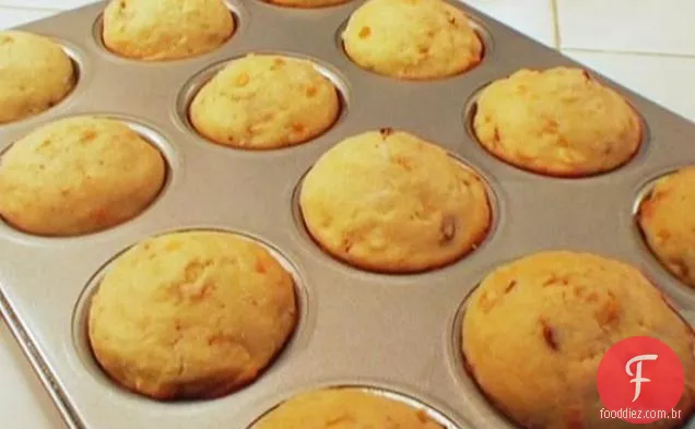 Muffins De Pão De Milho Picante
