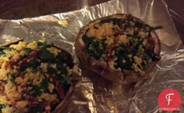 Portobello Stuffed Mushroom Burger