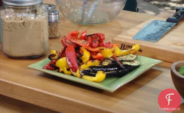 Vegetais Grelhados Ao Estilo Tailandês