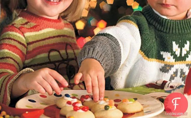 Jelly Bean Thumbprint Cookies