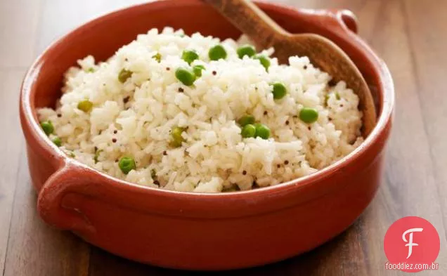 Arroz Basmati Pilaf com ervilhas