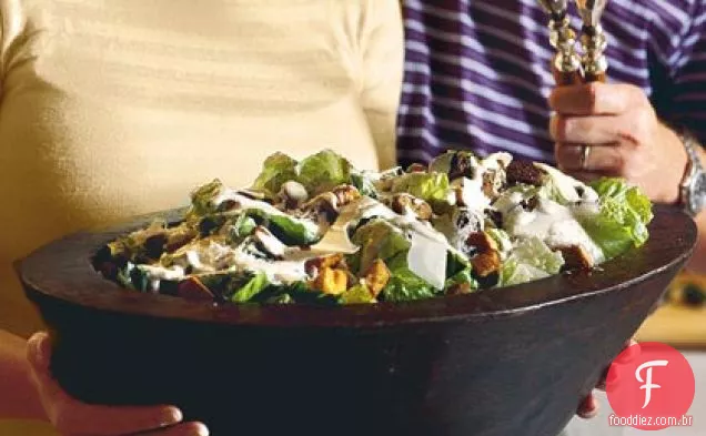 Salada César Picante Fácil