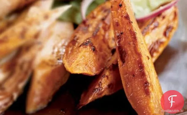 Fatias De Batata Doce Picante