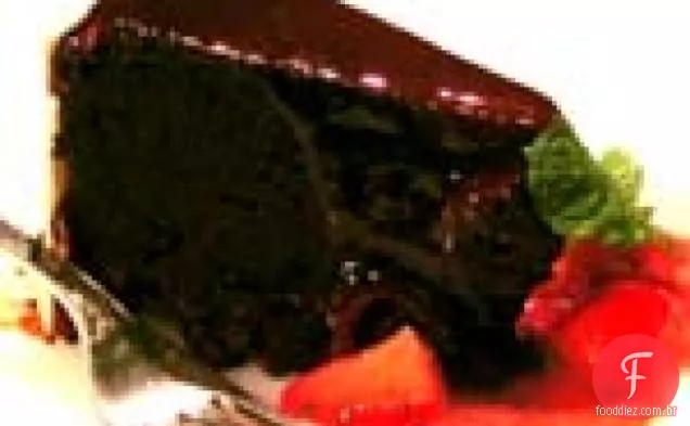 Chocolate sem farinha-bolo Kahlua com Cajeta