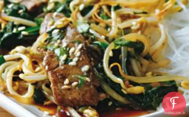 Carne coreana refogada