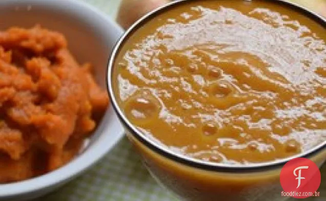 Smoothie De Torta De Maçã De Abóbora