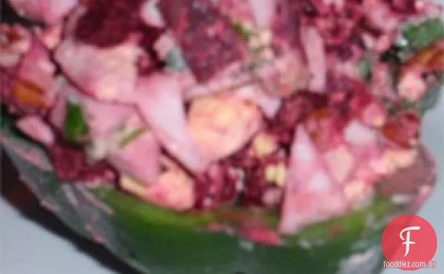 Salada De Ovo De Páscoa Com Beterraba