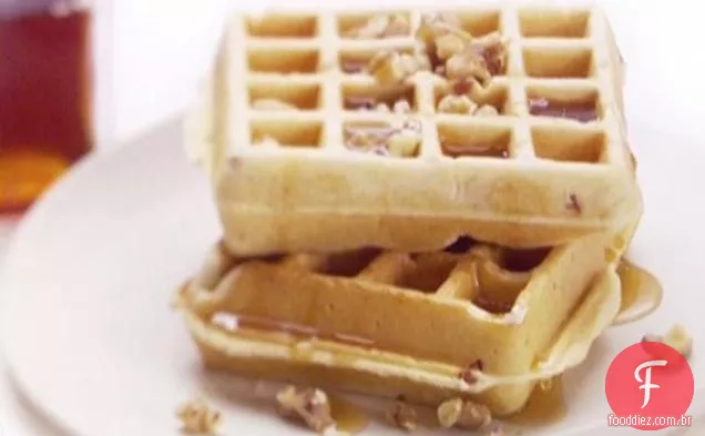 Waffles Pancetta e canela