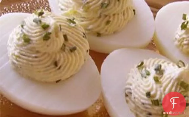 Easter Spicy Deviled Eggs