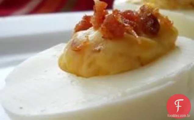 Bacon Cheddar Ovos Cozidos