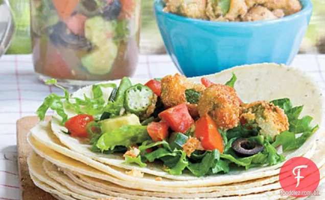 Tacos De Quiabo Fritos