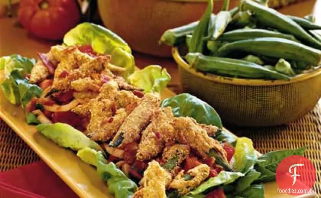 Salada De Quiabo Frita