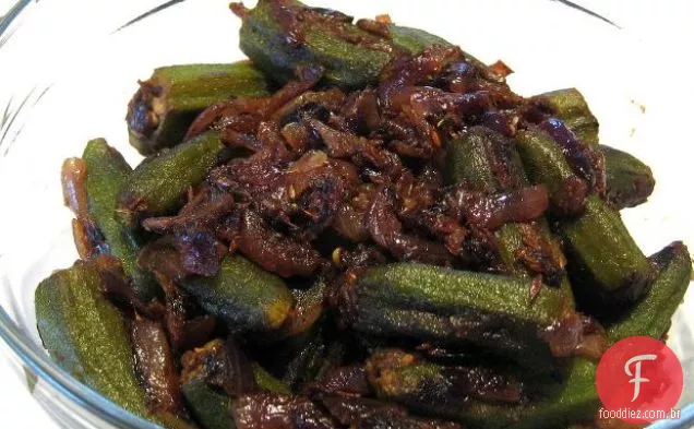 Masti Bhari Bhindi Laajawab (quiabo recheado)