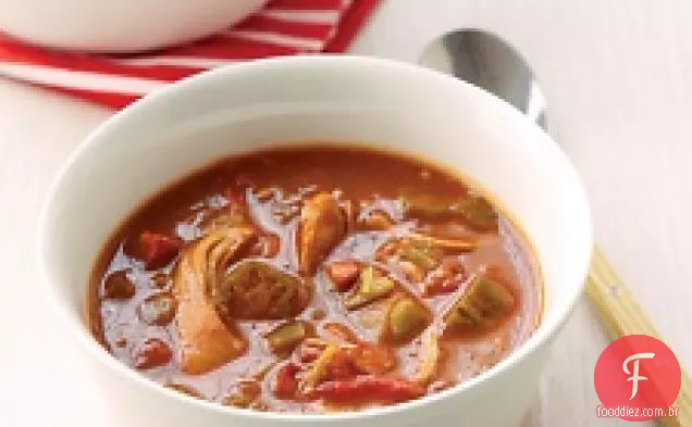 Frango E Andouille Gumbo