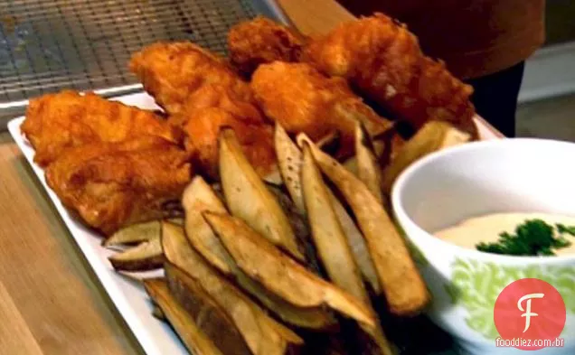 Peixe e batatas fritas de Neely