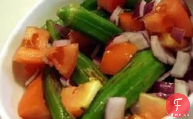 Salada De Quiabo Grelhada
