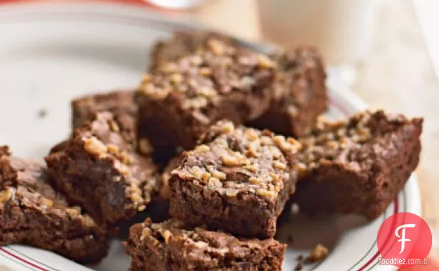 Fudgy Mocha-Toffee Brownies