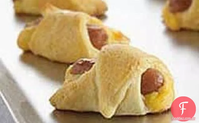 Caseoso Pequeno Link Lanche Envolve