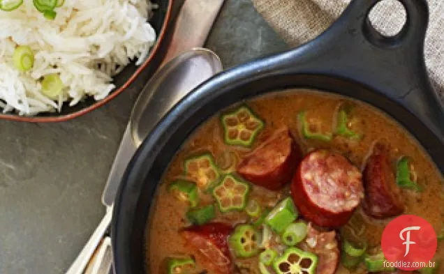Frango E Salsicha Gumbo