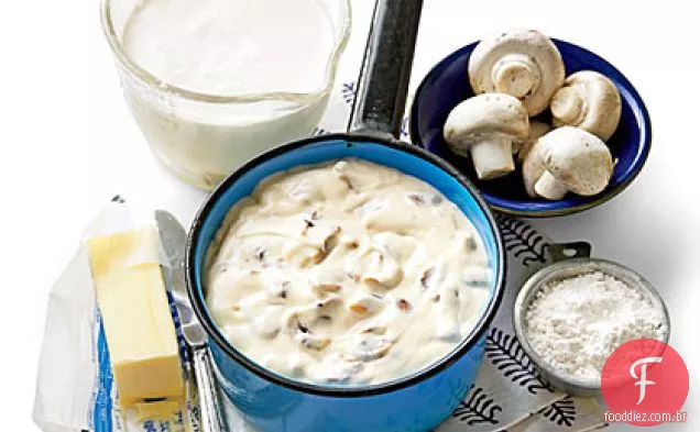 Creme caseiro de sopa de cogumelos