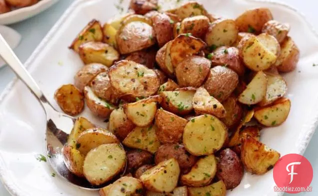 Batatas Assadas Com Alho