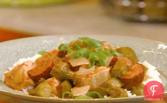 Gumbo De Frango Com Fogão Lento