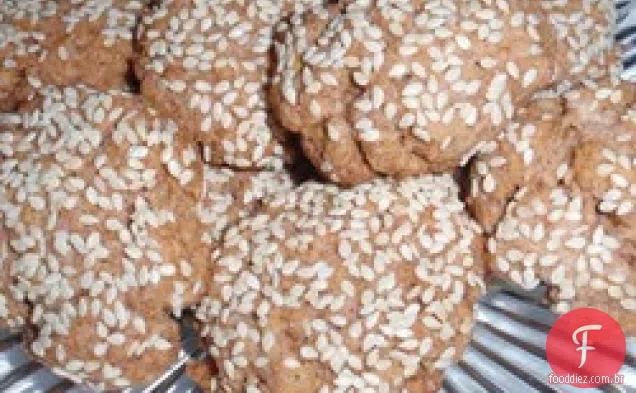 Biscoitos De Gergelim Vinho Tinto