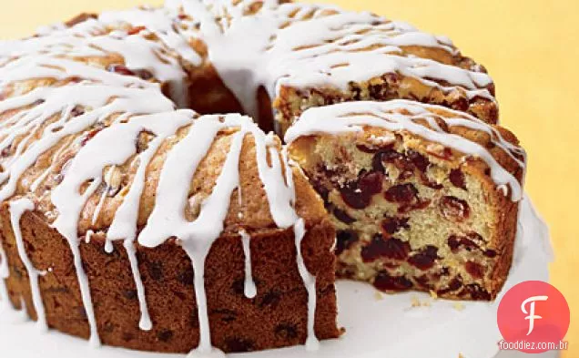 Bolo De Libra De Laranja-Cranberry Fresco