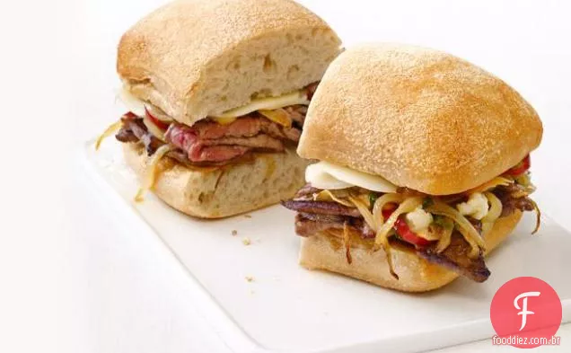 Sanduíches De Bife Italiano