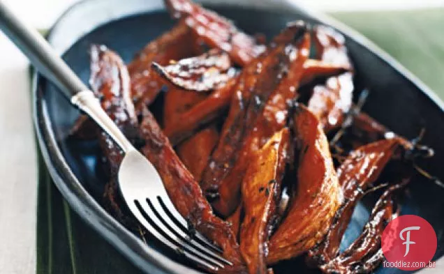 Fatias De Batata Doce Assada