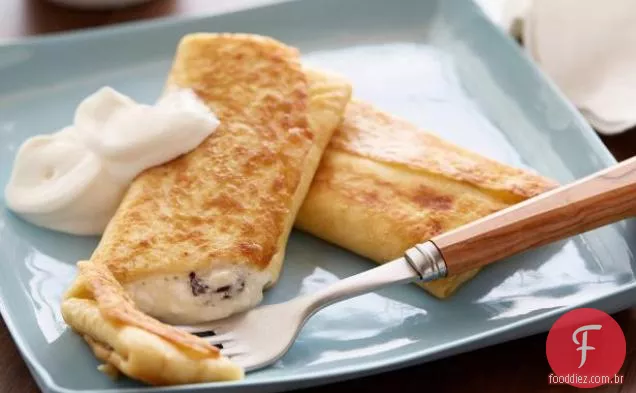 Cereja Baunilha Blintzes