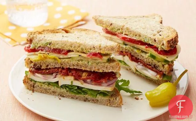 Veggie Lover's Club Sandwich